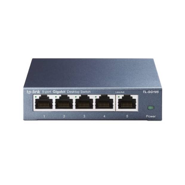 TP-LINK Netzwerk Switch 5 Port Gigabit Ethernet (1 GBit/s) unmanaged