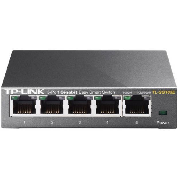 TP-LINK Netzwerk Switch 5 Port Gigabit Ethernet (1 GBit/s) Easy Smart Switch