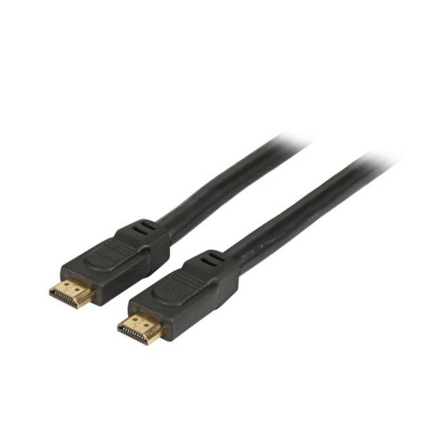 HighSpeed HDMI 2.0 Anschlusskabel Ultra HD mit Ethernet 4K 60Hz HDMI A Stecker auf HDMI A Stecker schwarz 15m