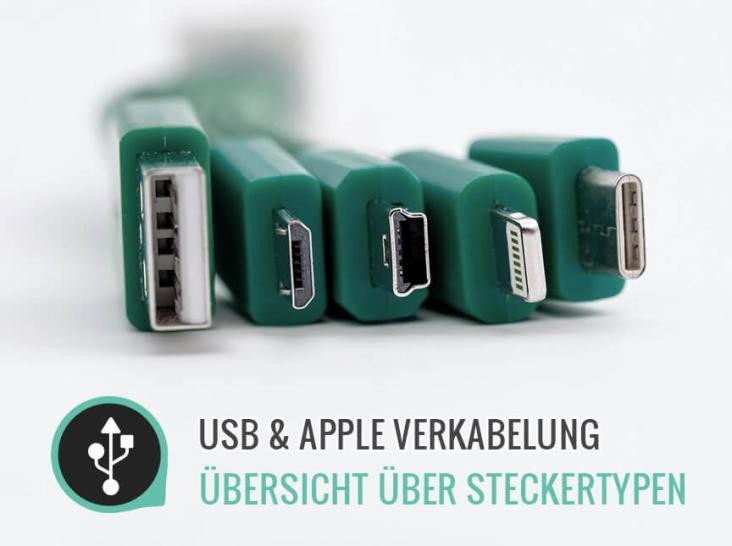 Übersicht: USB und Apple-Verkabelung